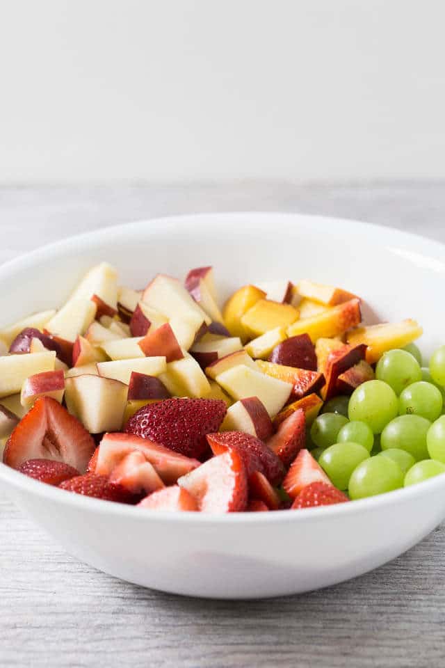 Creamy Mango Fruit Salad