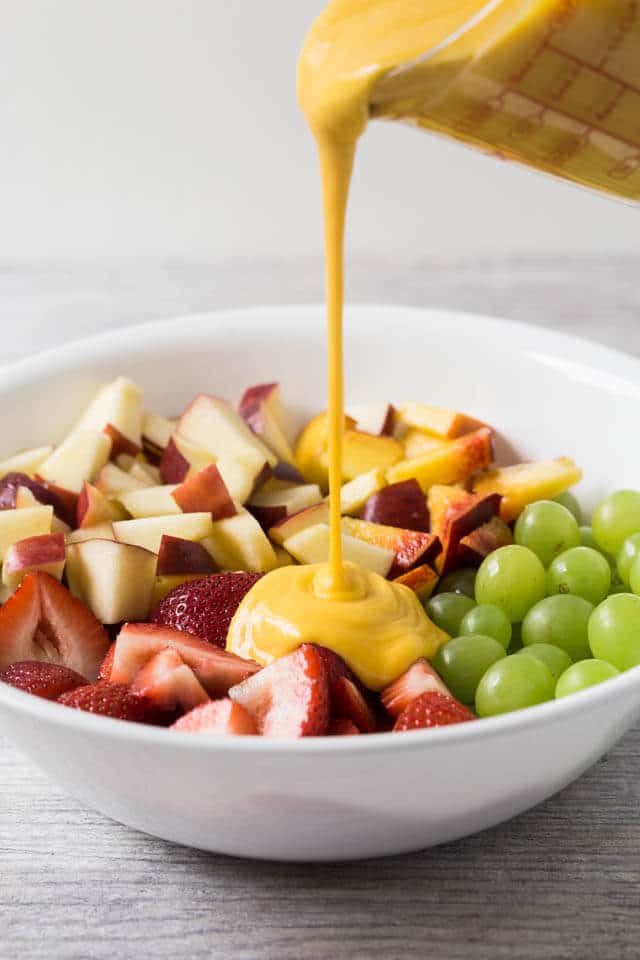 Creamy Mango Fruit Salad