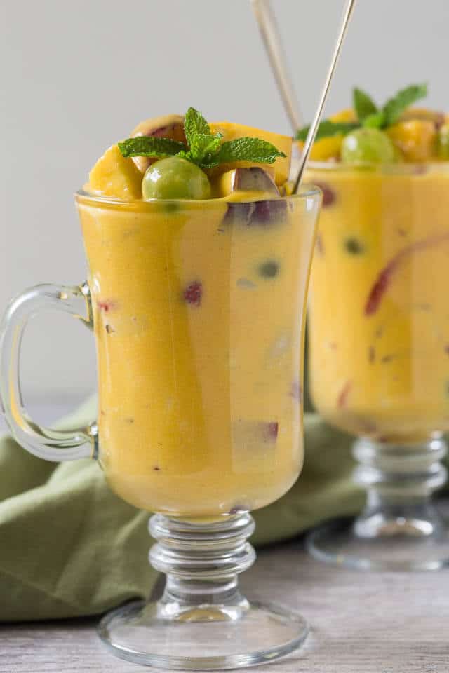 Creamy Mango Fruit Salad