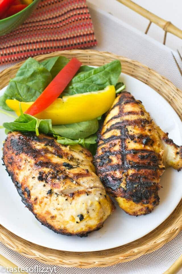 Garlic Mustard Chicken {An Easy Healthy Chicken Marinade Recipe}