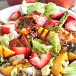 Grilled Peach and Bacon Salad