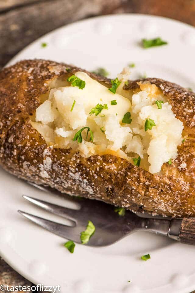 Oven Baked Potatoes Steakhouse Copycat Tastes Of Lizzy T