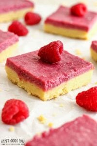 Almond Raspberry Bars {An Easy Fruit Dessert with Yogurt and Almonds}