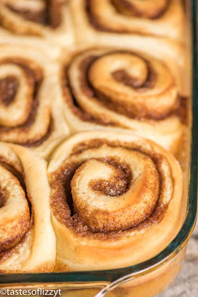 Homemade cinnamon rolls secret ingredient tastes of lizzy t