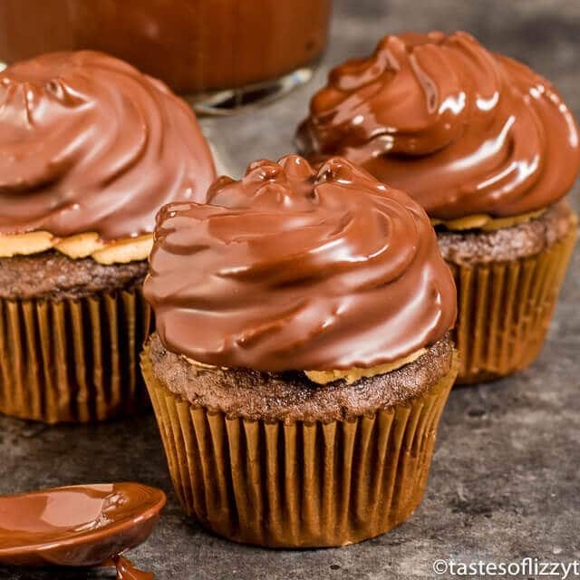 chocolate peanut butter cupcake recipe
