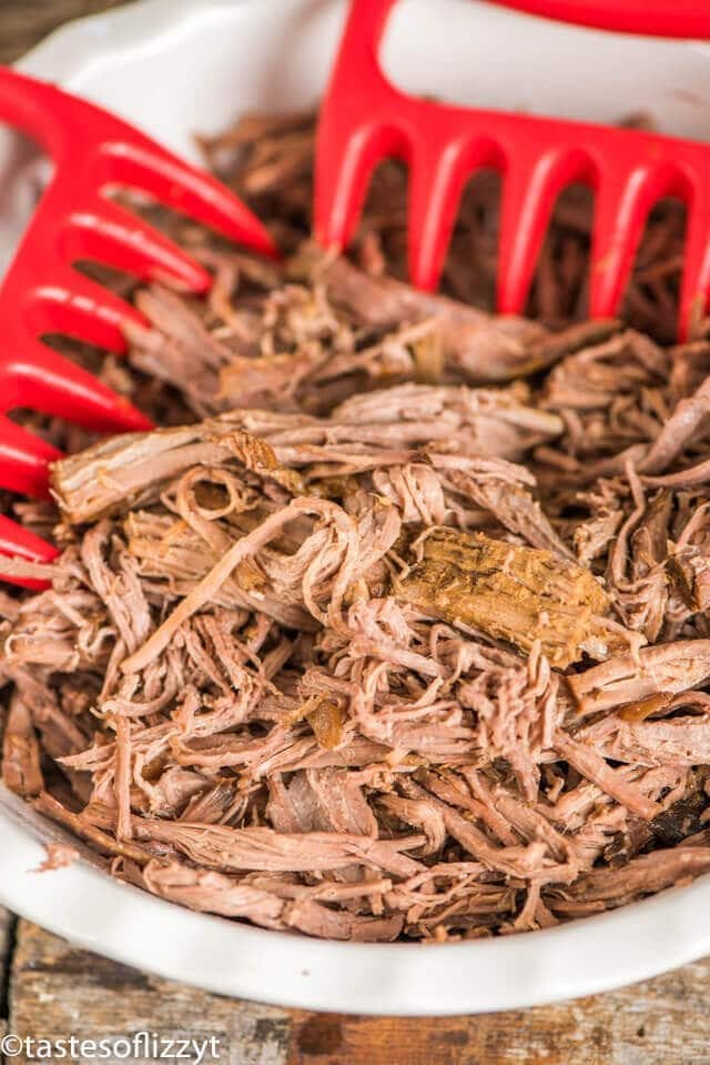 how to make shredded roast beef