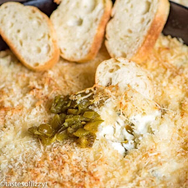 Jalapeno Popper Dip with cream cheese and green chilies
