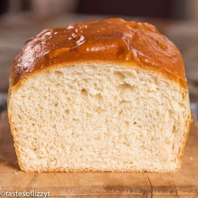 loaf of potato bread made with mashed potatoes