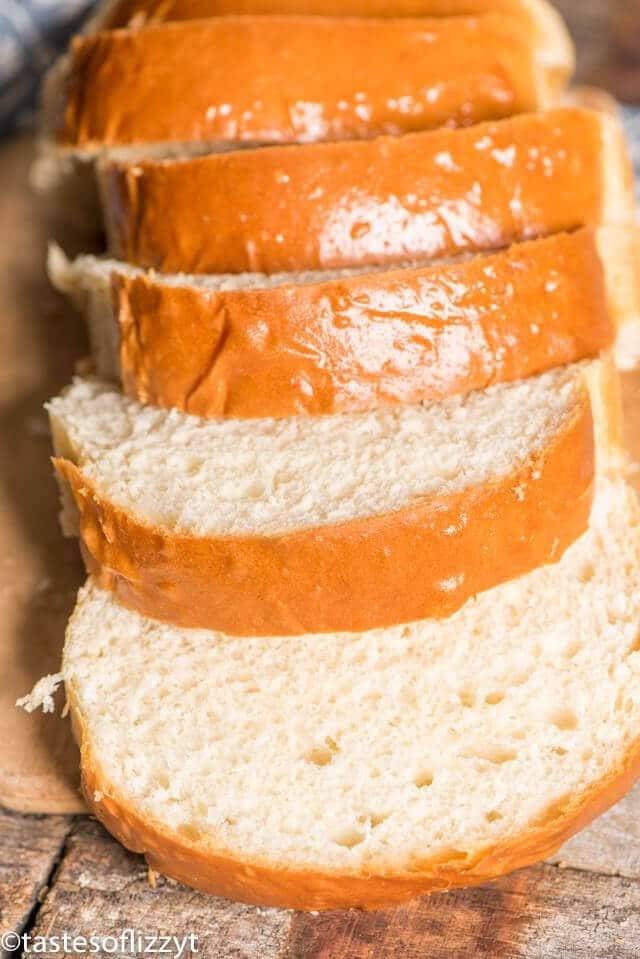 sliced loaf of white bread