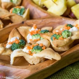 vegetable pizza with crescent rolls