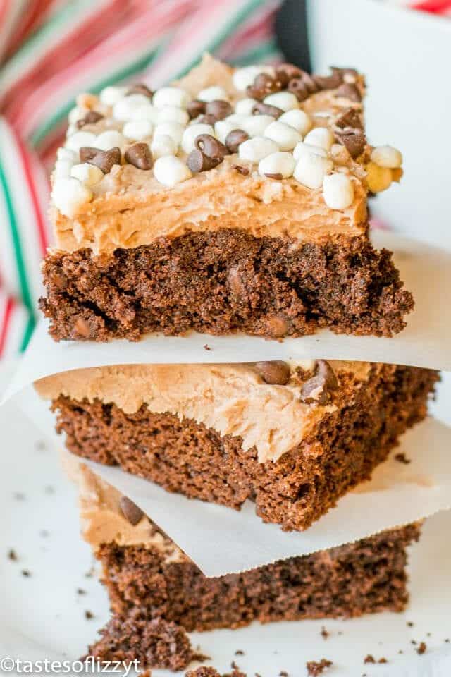 hot chocolate brownies recipe