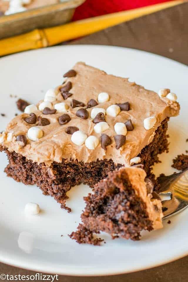 easy cake mix brownies recipe with buttercream