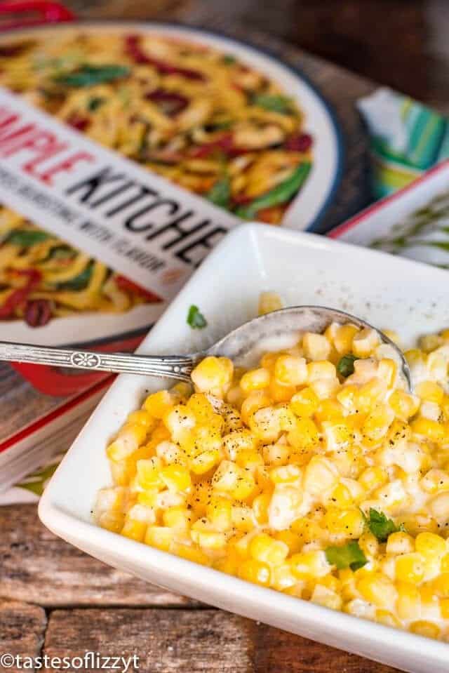 bowl of creamed corn