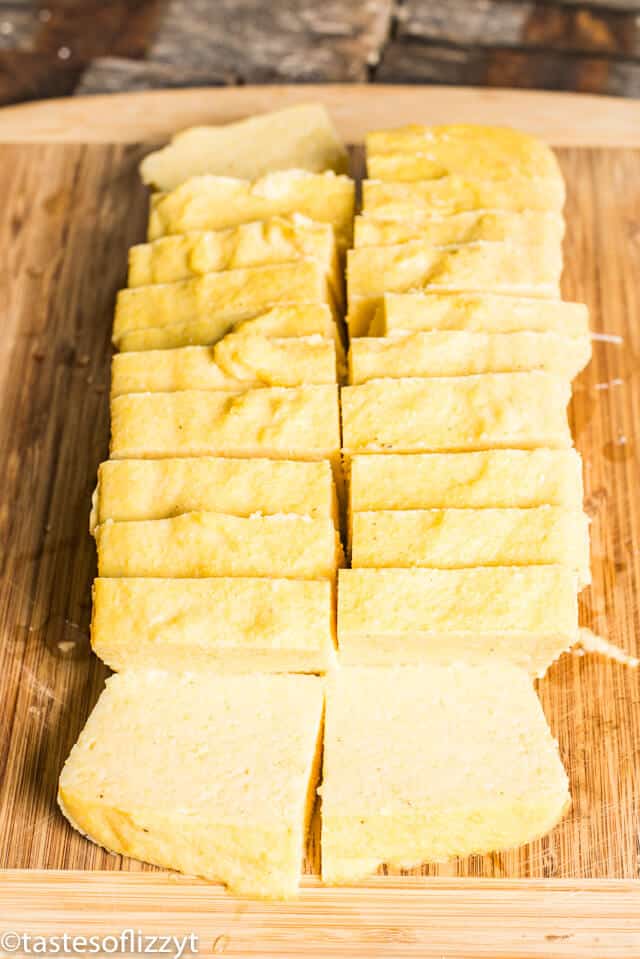 uncooked cornmeal mush