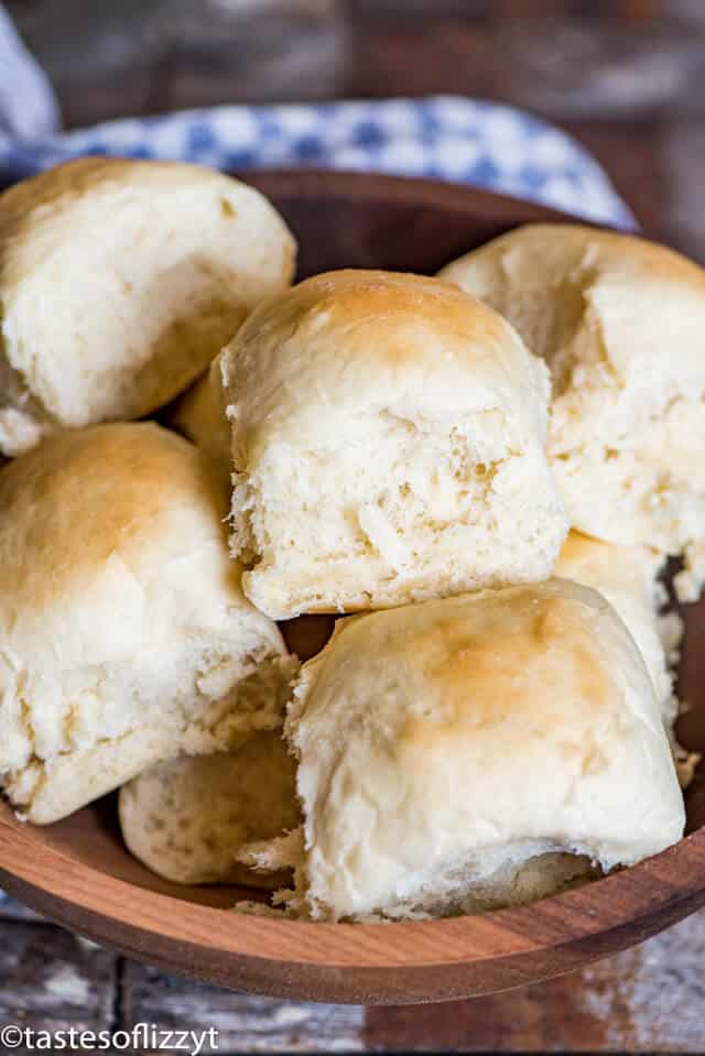 pile of potato rolls