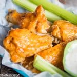 buffalo baked chicken wings