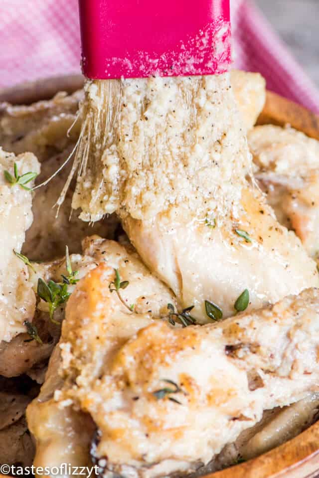 Garlic Parmesan Wings Recipe {Baked Chicken Wings with Butter Sauce}