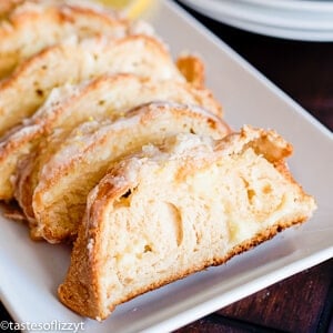 lemon twisted bread