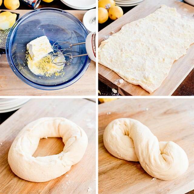 how to make lemon twist bread collage