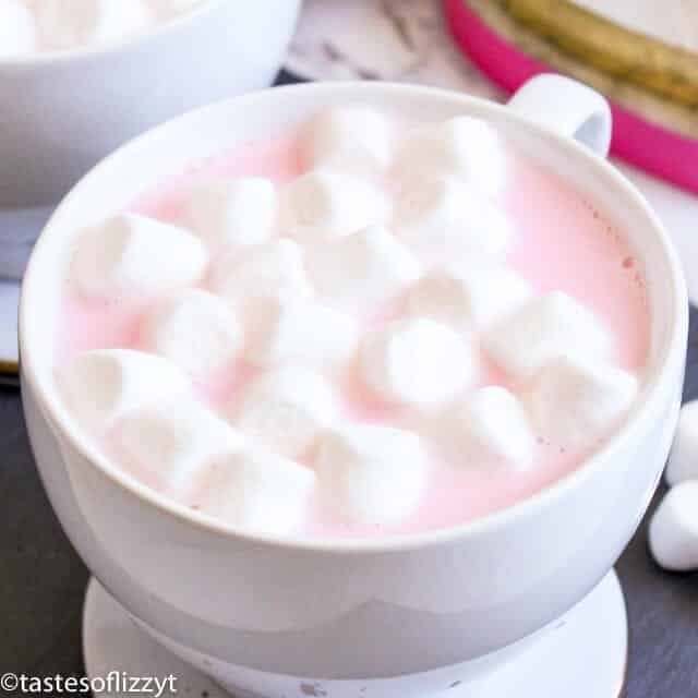 hot chocolate with white chocolate