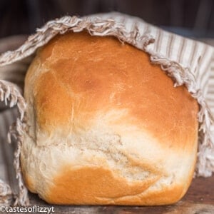 A loaf of bread sitting on top of a table