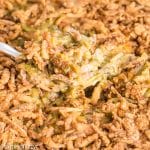 green bean casserole with bacon