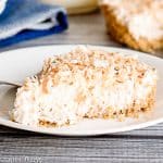 coconut cheesecake tart