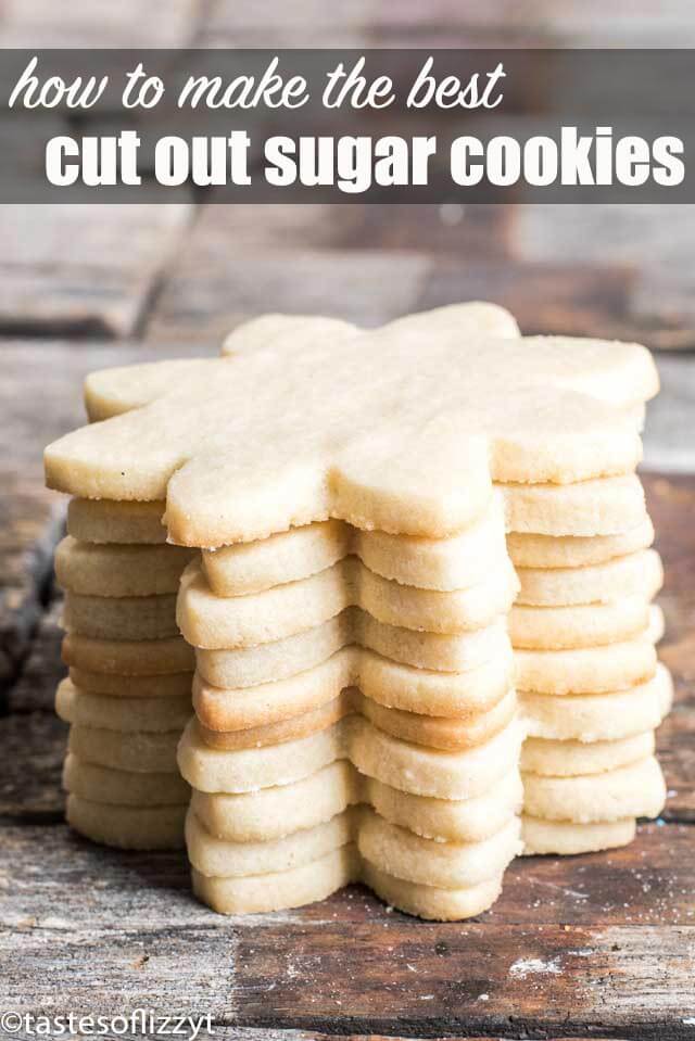 Tips on how to make the best cut out sugar cookies. Buttery and lightly sweet, this cookie dough holds its shape when you bake it. Perfect for Christmas cookies and other holiday shapes.