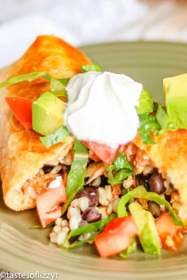 Homemade Chimichanga Recipe - Chicken or Beef!