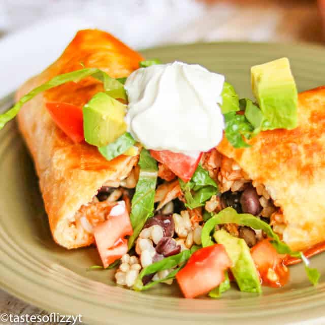 Chimichanga Recipe (with Chicken)