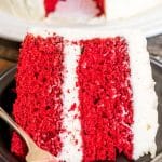 easy red velvet cake with frosting