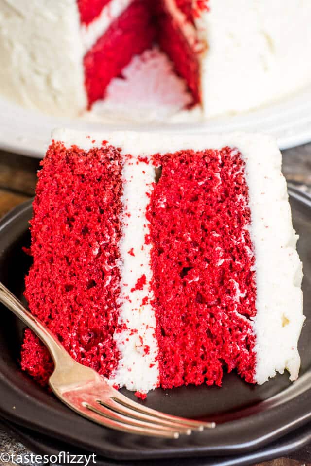 Homemade Red Velvet Cake Recipe with From Scratch Cooked Frosting 