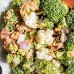 Broccoli Cauliflower Salad