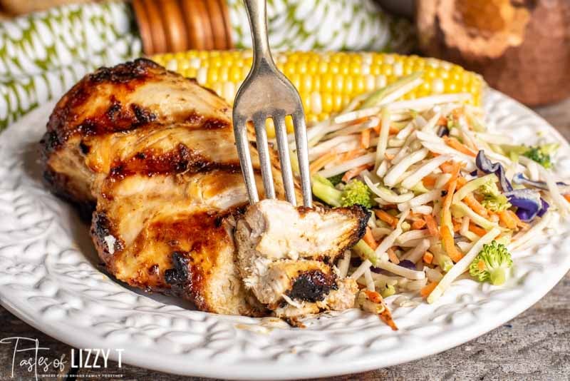grilled Garlic Mustard Chicken