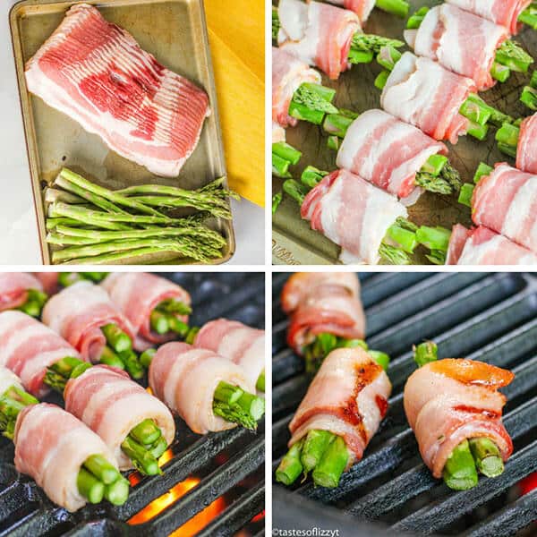 how to make Grilled Bacon Wrapped Asparagus