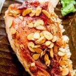 Salmon with Brown Butter Almond Sauce Recipe