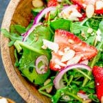 strawberry salad with feta cheese