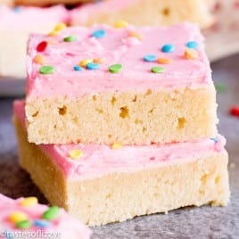 frosted sugar cookie bars