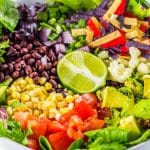 how to make vegetarian taco salad