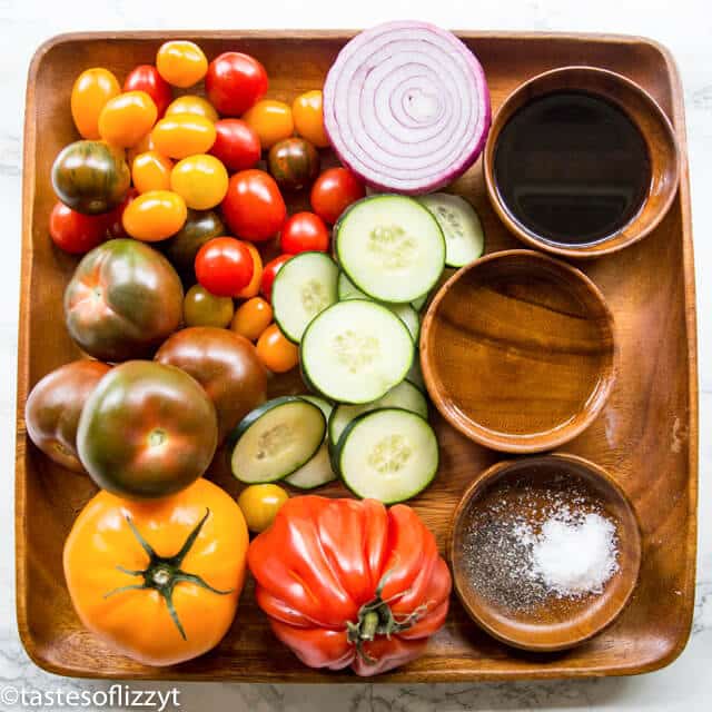 cucumber tomato salad ingredients