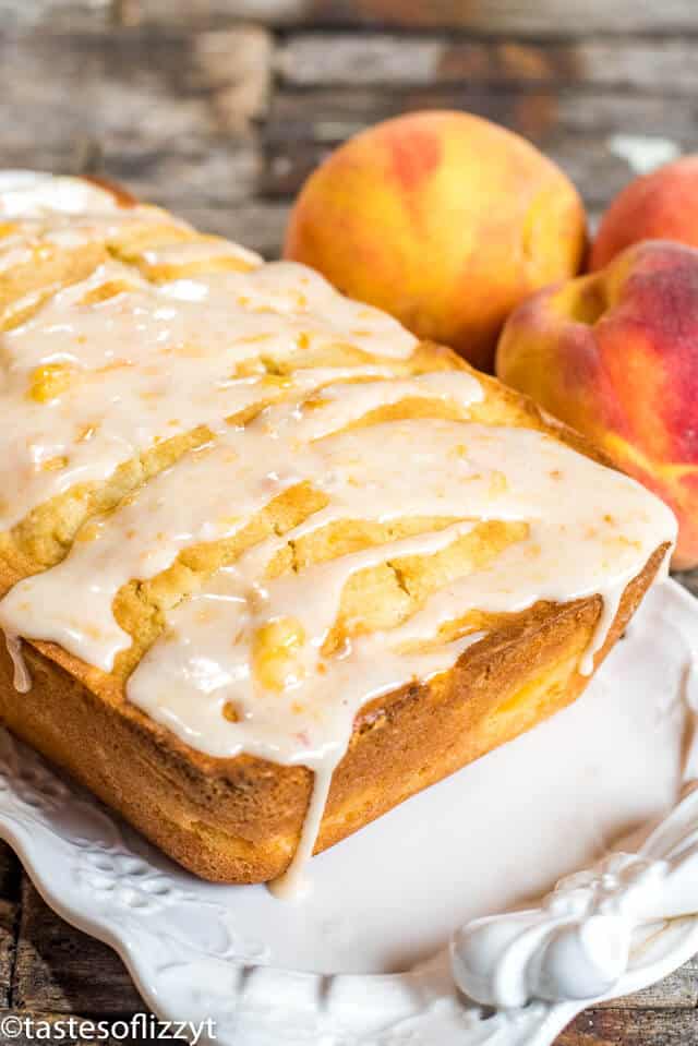 the best peach bread loaf