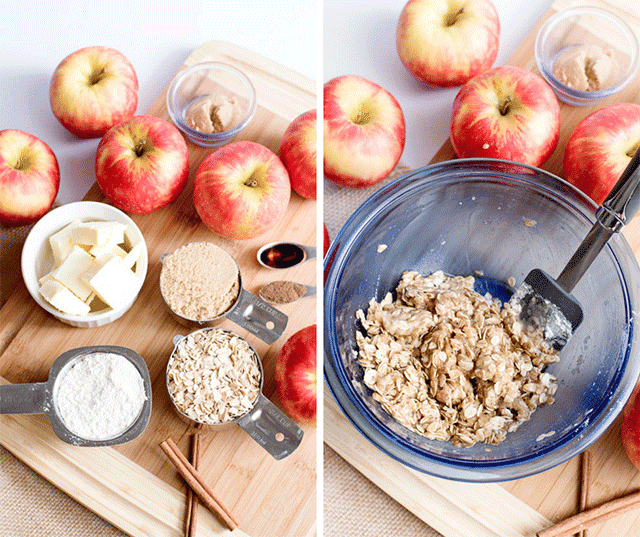 how to make streusel topping for apples