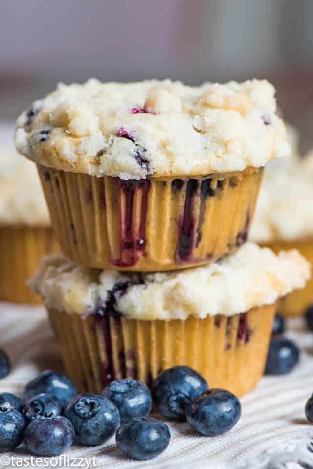 Muffin Tops Recipe (Blueberry Crumb Version)