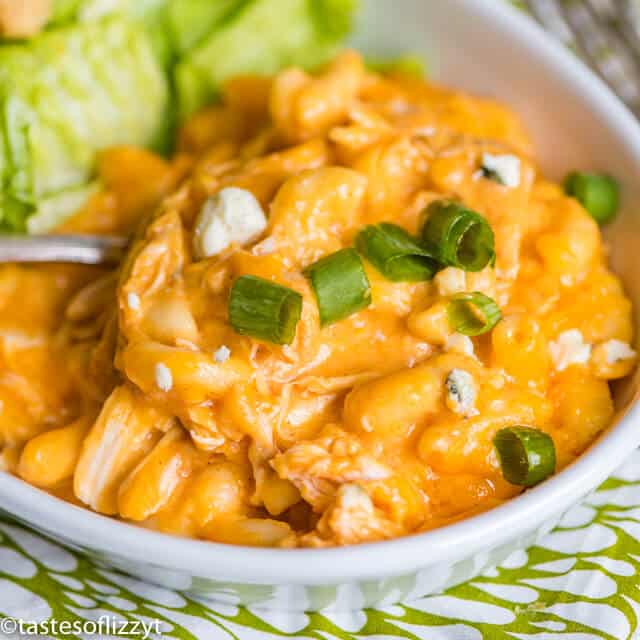 easy buffalo chicken mac and cheese dinner recipe