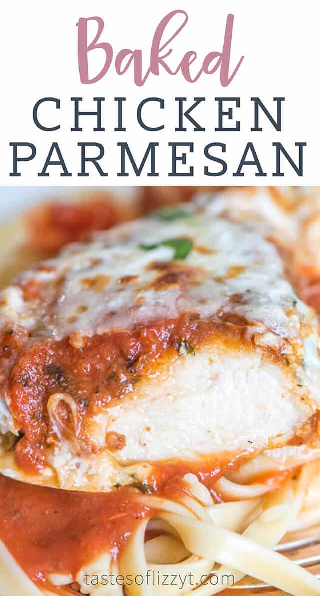 Baked Chicken Parmesan Recipe with Mozzarella