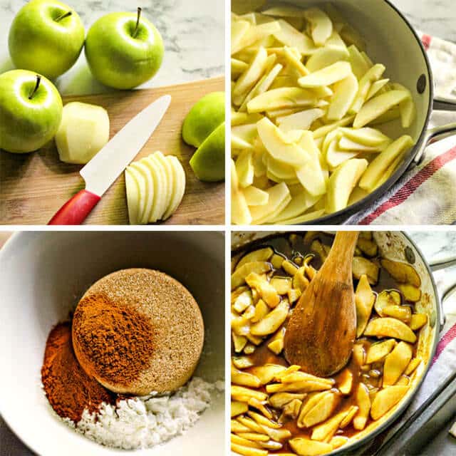 how to soften apples for pies