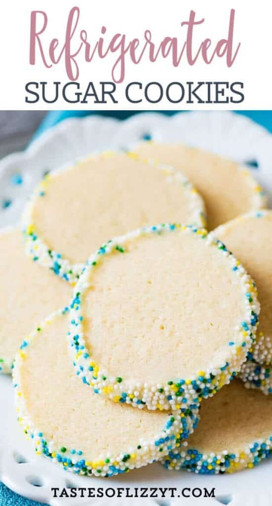 Refrigerated Sugar Cookies {Easy Slice 'n Bake Sugar Cookie Recipe}