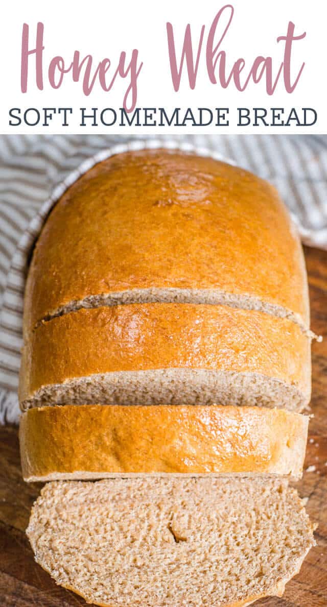 miche de pain de blé au miel en tranches image titre