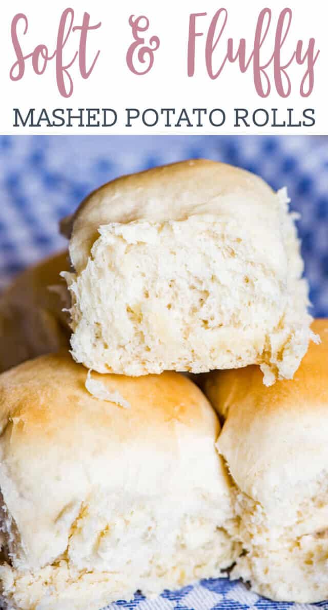 Use leftover mashed potatoes in these fluffy potato rolls. These soft dinner rolls stay tender at room temperature for several days.