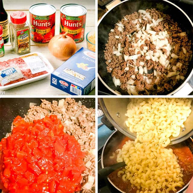 what is in american goulash